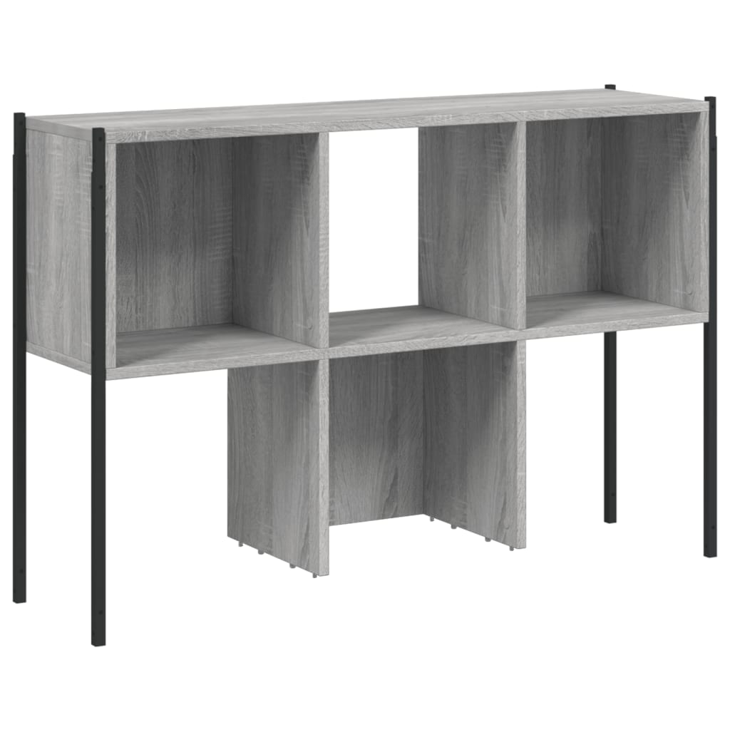 Libreria Grigio Sonoma 102x28x172 cm in Legno Multistrato | homemem39