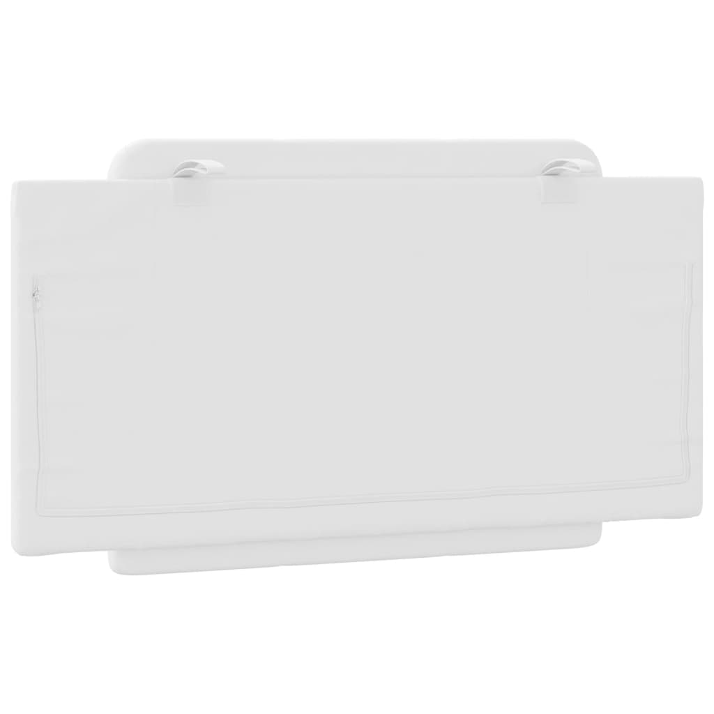Cuscino testiera Zadar Bianco 100 cm in Similpelle | homemem39