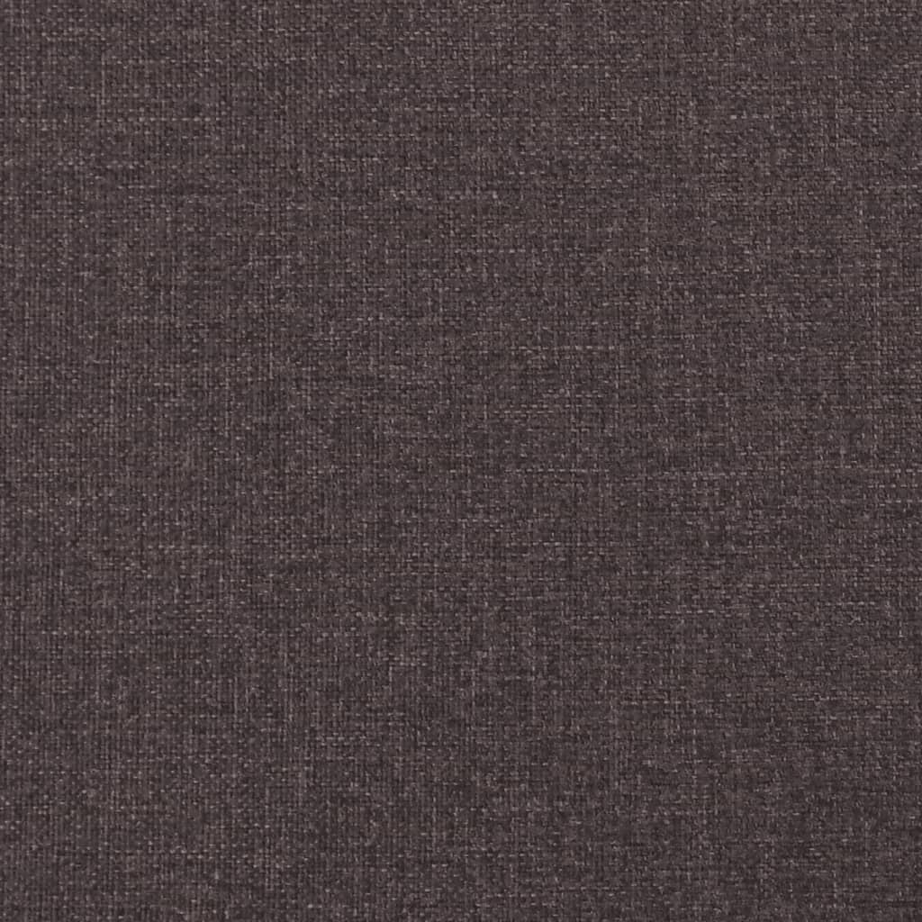 Giroletto senza Materasso Marrone Scuro 80x200 cm Tessuto