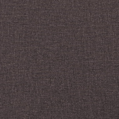 Giroletto senza Materasso Marrone Scuro 80x200 cm Tessuto