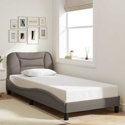Giroletto senza Materasso Hvar Tortora 80x200 cm Tessuto | homemem39