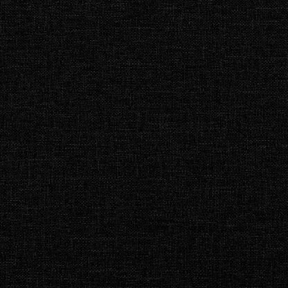 Giroletto senza Materasso Nero 90x190 cm in Tessuto
