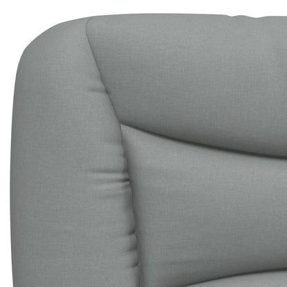 Giroletto senza Materasso Grigio Chiaro 90x200 cm Tessuto