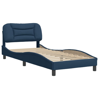 Giroletto senza Materasso Blu 90x200 cm in Tessuto