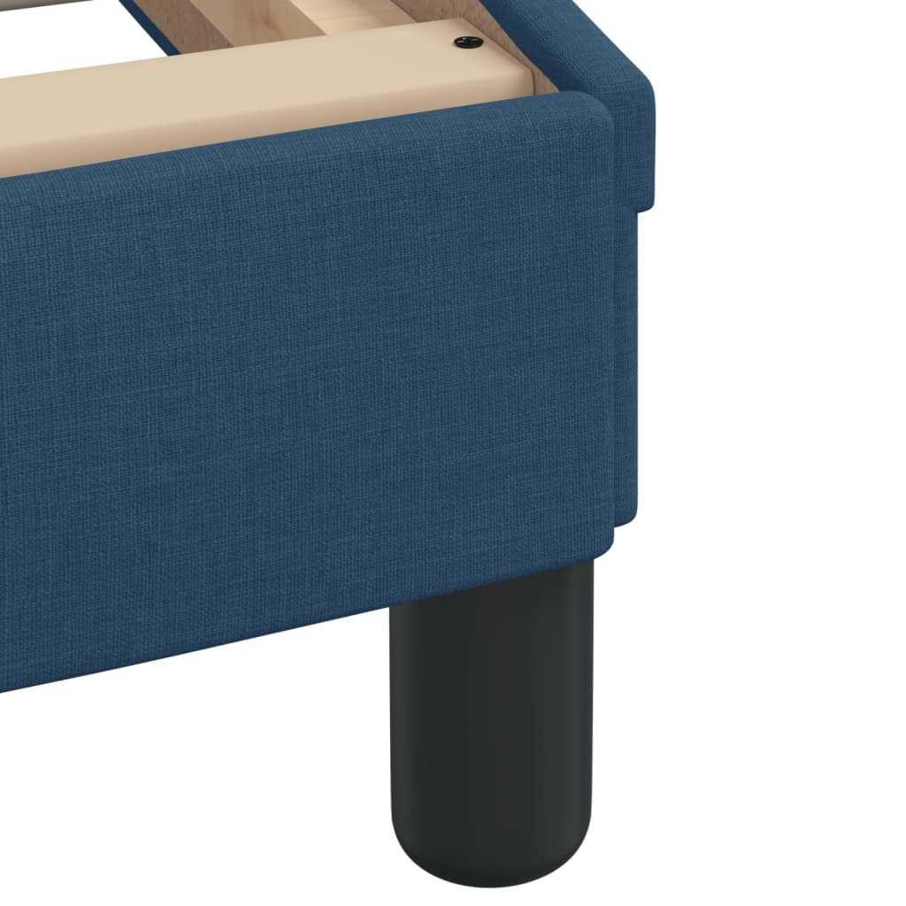 Giroletto senza Materasso Blu 90x200 cm in Tessuto