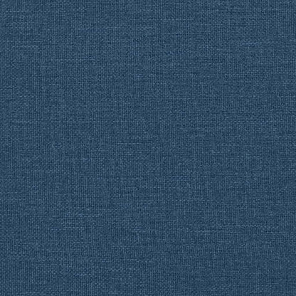 Giroletto senza Materasso Blu 90x200 cm in Tessuto