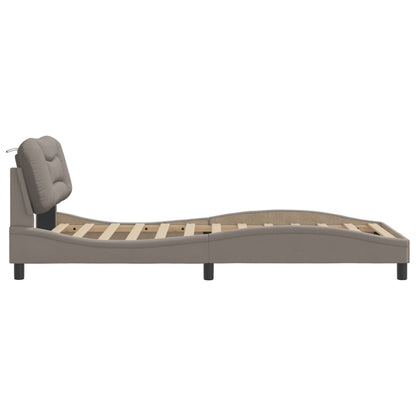 Giroletto senza Materasso Tortora 100x200 cm in Tessuto