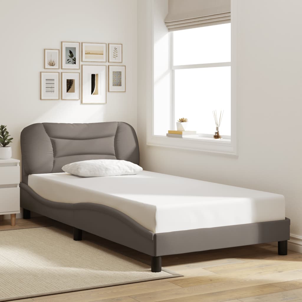 Giroletto senza Materasso Tortora 100x200 cm in Tessuto