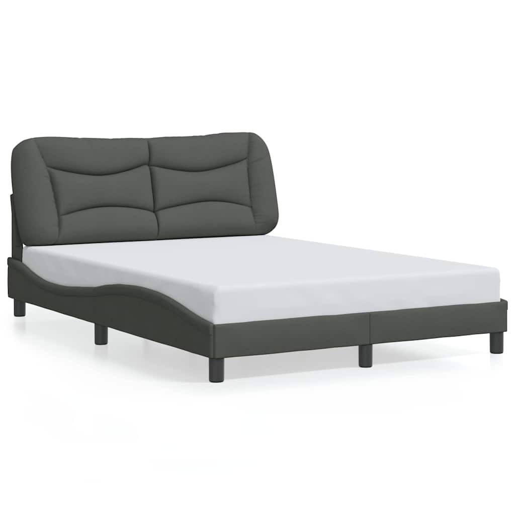 Giroletto senza Materasso Hvar Grigio Scuro 120x200 cm Tessuto | homemem39