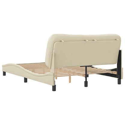 Giroletto senza Materasso Hvar Crema 120x200 cm Tessuto | homemem39