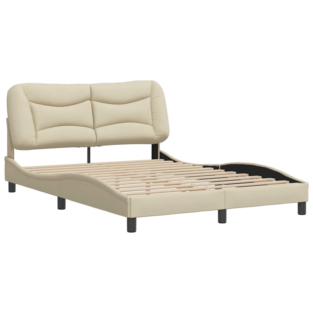 Giroletto senza Materasso Hvar Crema 140x200 cm in Tessuto | homemem39