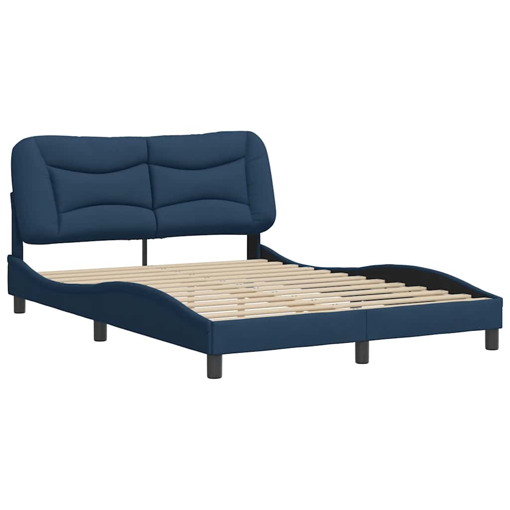 Giroletto senza Materasso Hvar Blu 140x200 cm in Tessuto | homemem39