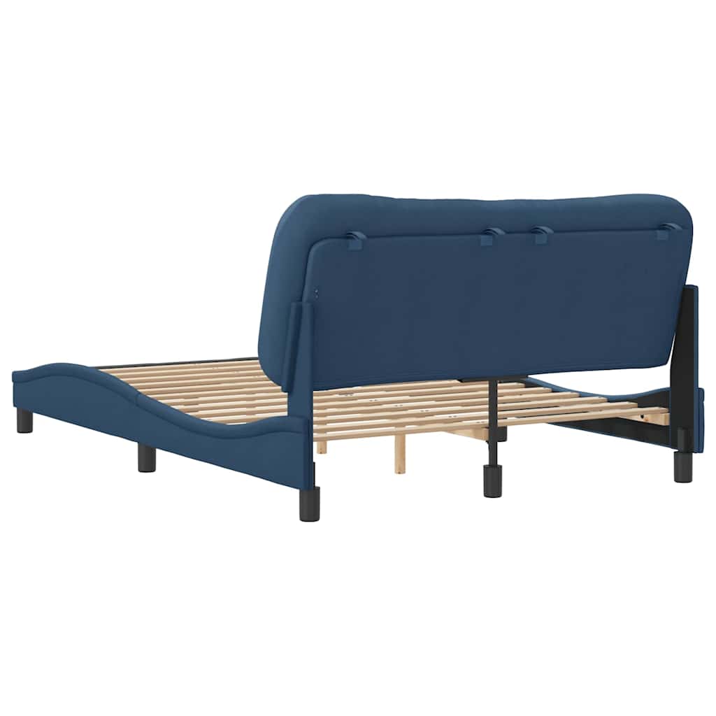 Giroletto senza Materasso Hvar Blu 140x200 cm in Tessuto | homemem39