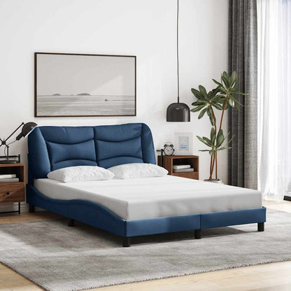 Giroletto senza Materasso Hvar Blu 140x200 cm in Tessuto | homemem39