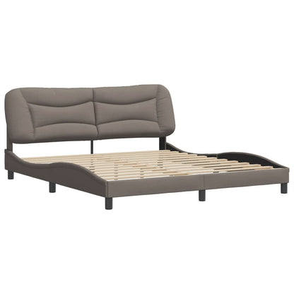 Giroletto senza Materasso Tortora 180x200 cm in Tessuto