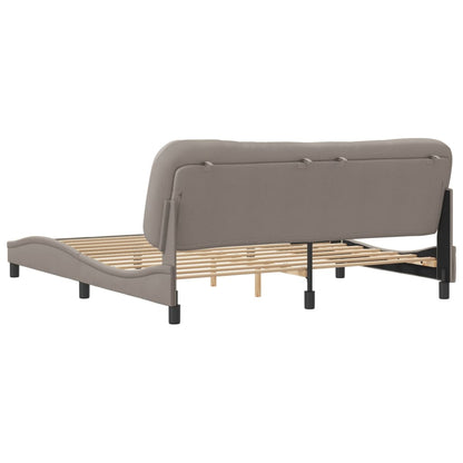 Giroletto senza Materasso Tortora 180x200 cm in Tessuto