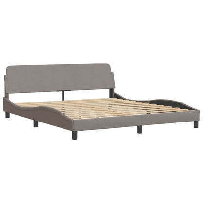 Giroletto senza Materasso Tortora 180x200 cm in Tessuto