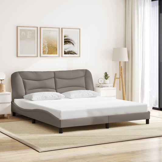 Giroletto senza Materasso Tortora 180x200 cm in Tessuto