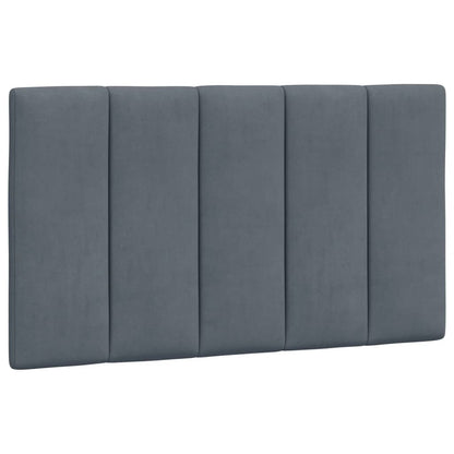 Giroletto senza Materasso Grigio Scuro 80x200 cm Velluto