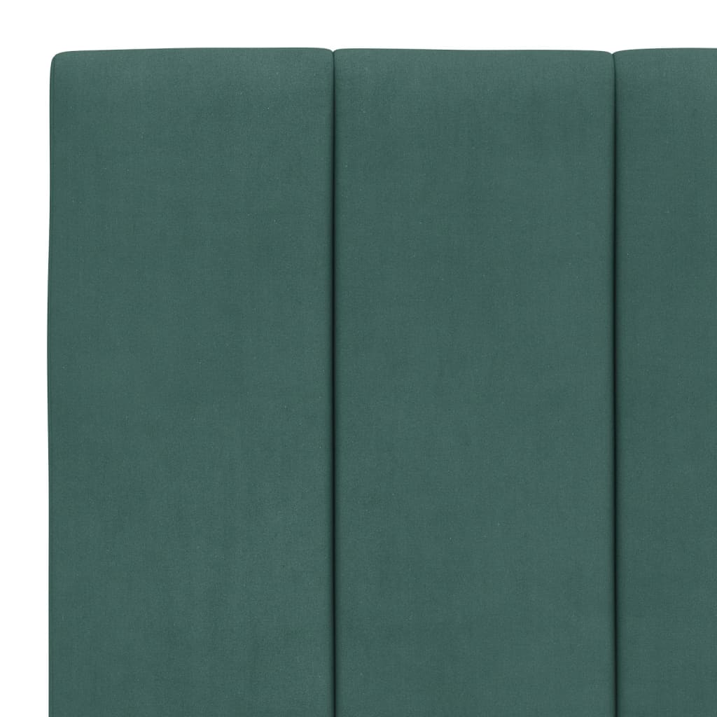 Giroletto senza Materasso Hanko Verde Scuro 80x200 cm in Velluto - homemem39