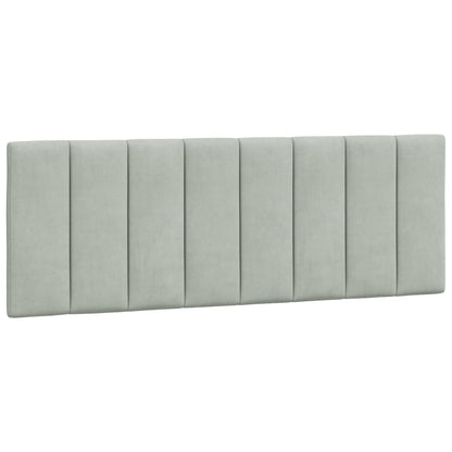 Giroletto senza Materasso Grigio Chiaro 120x200 cm Velluto - homemem39
