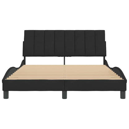 Giroletto senza Materasso Hanko Nero 120x200 cm Velluto | homemem39