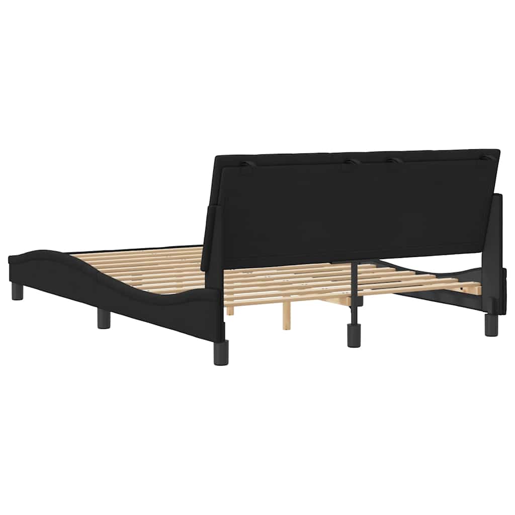 Giroletto senza Materasso Hanko Nero 120x200 cm Velluto | homemem39