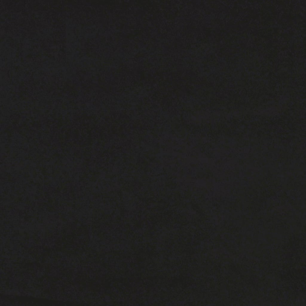Giroletto senza Materasso Nero 160x200 cm in Velluto