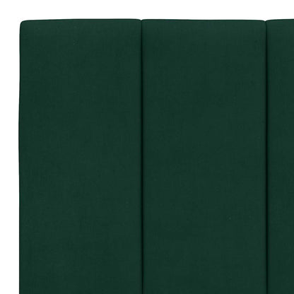 Giroletto senza Materasso Hanko Verde Scuro 160x200 cm in Velluto | homemem39