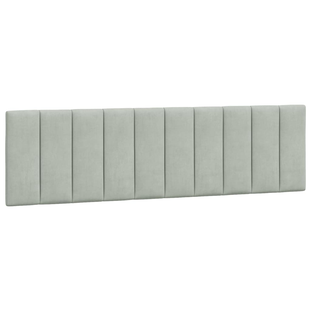 Giroletto senza Materasso Hanko Grigio Chiaro 180x200 cm Velluto - homemem39