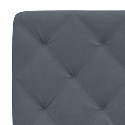 Giroletto senza Materasso Grigio Scuro 90x190 cm Velluto | homemem39