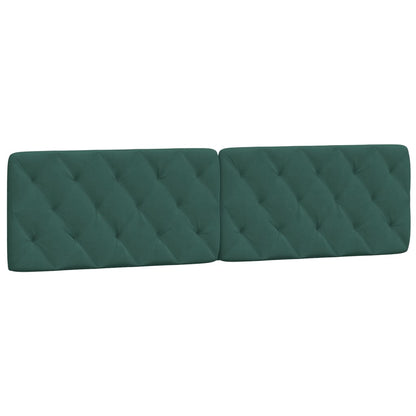 Giroletto senza Materasso Verde Scuro 200x200 cm in Velluto - homemem39