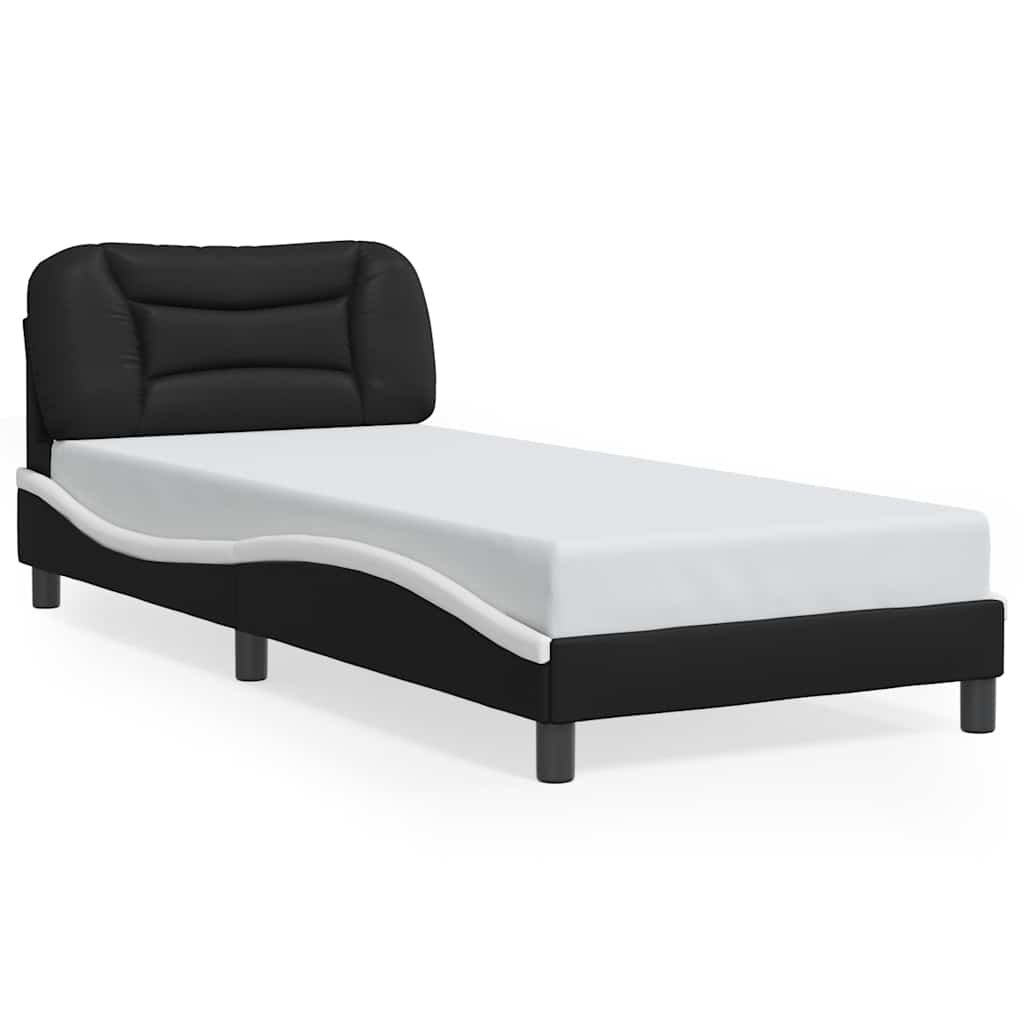 Giroletto senza Materasso Hvar Nero e Bianco 90x190 cm