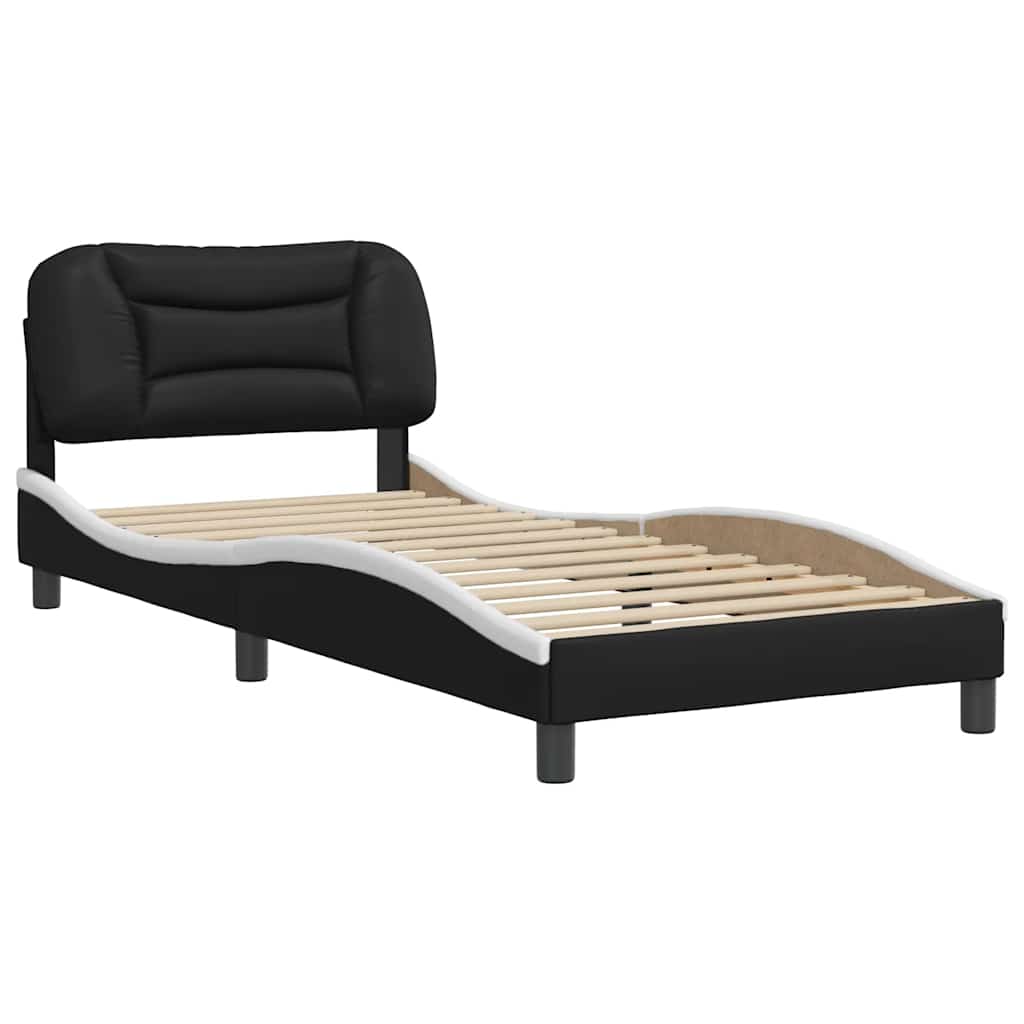 Giroletto senza Materasso Hvar Nero e Bianco 90x190 cm