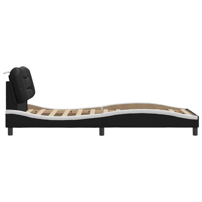 Giroletto senza Materasso Hvar Nero e Bianco 90x190 cm