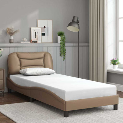 Giroletto senza Materasso Hvar Cappuccino 90x200 cm in Similpelle | homemem39
