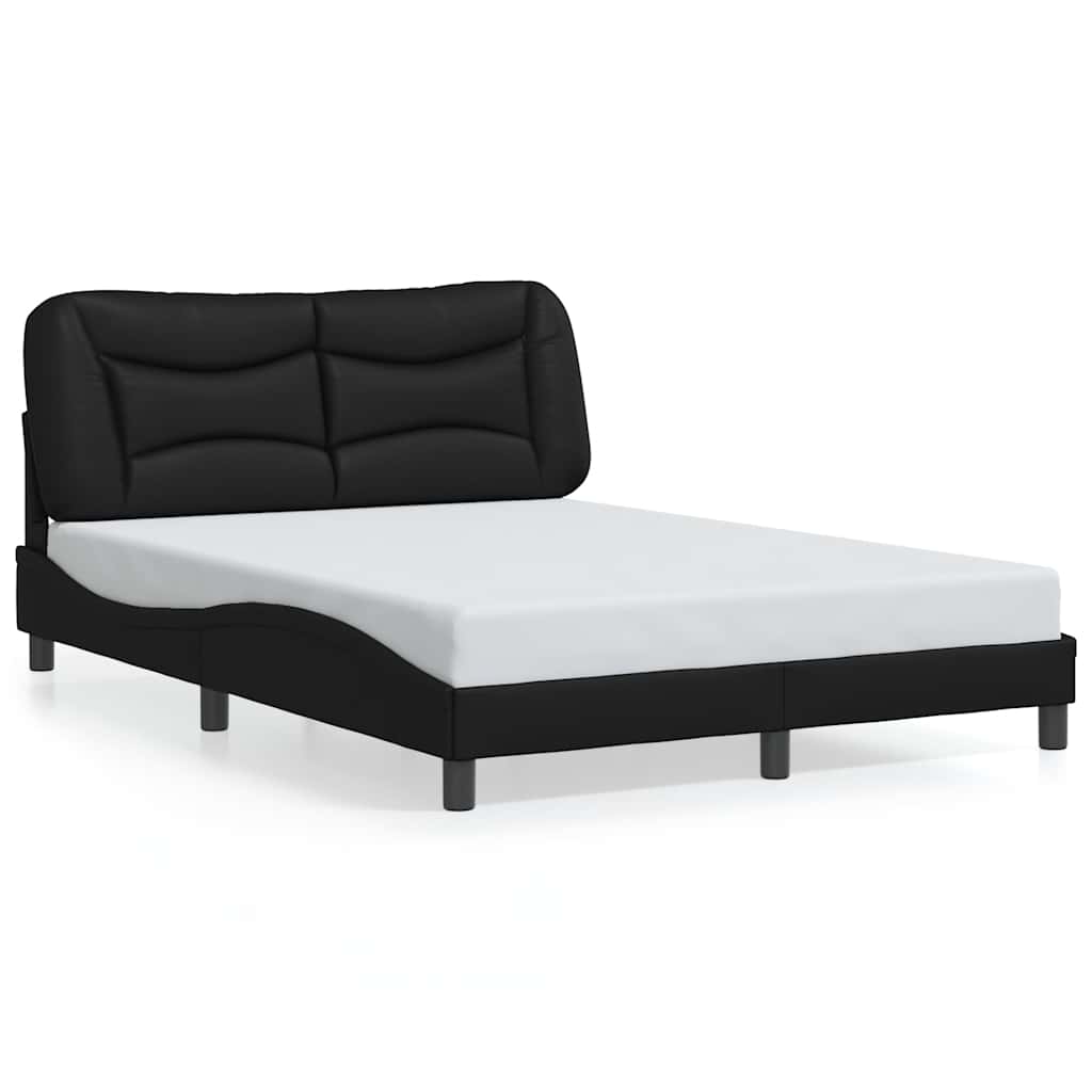 Giroletto senza Materasso Hvar Nero 120x200 cm in Similpelle | homemem39