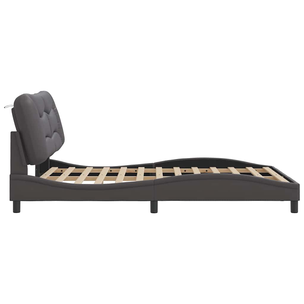 Giroletto senza Materasso Hvar Crema 120x200 cm in Similpelle | homemem39