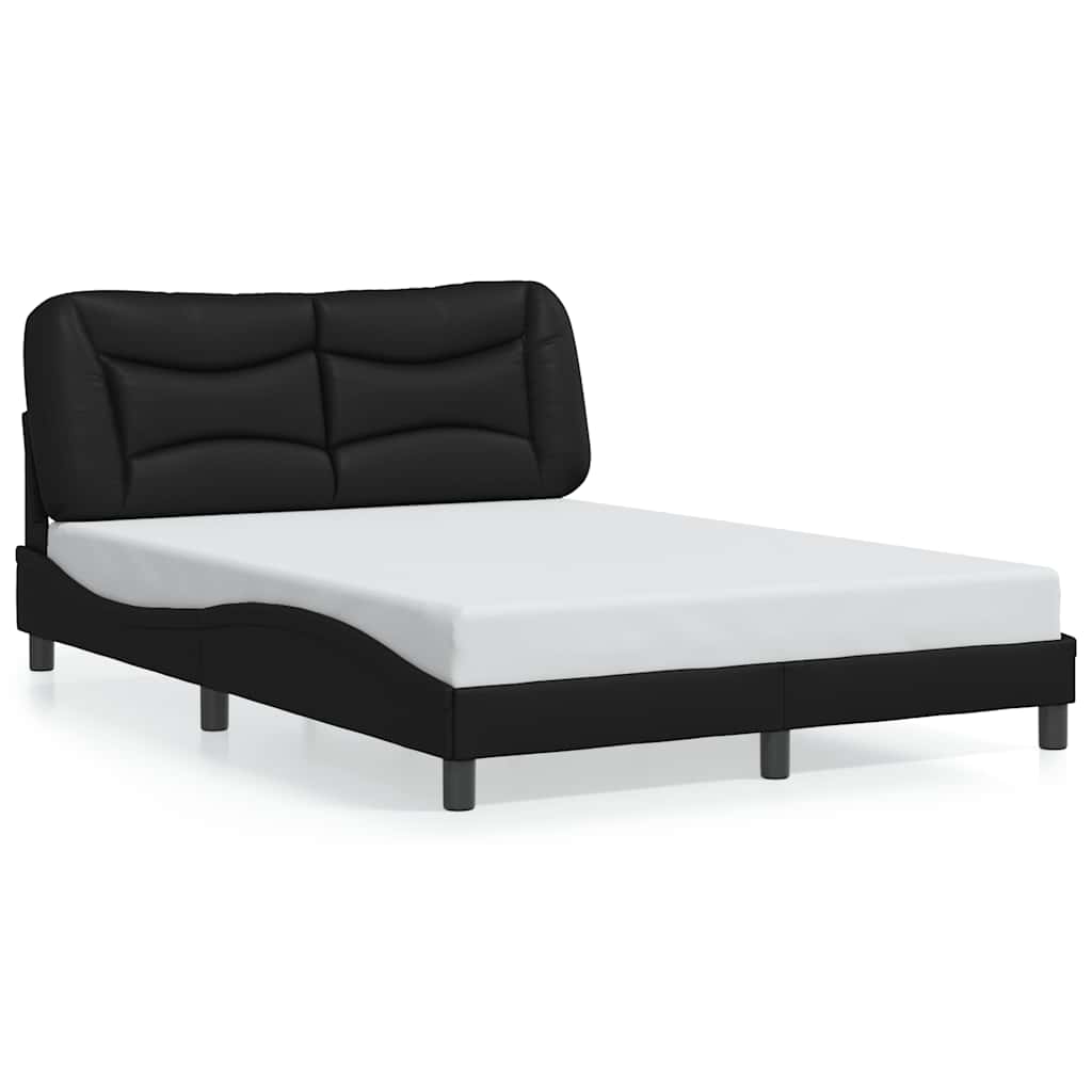 Giroletto senza Materasso Hvar Nero 140x190 cm in Similpelle | homemem39
