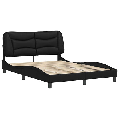 Giroletto senza Materasso Hvar Nero 140x190 cm in Similpelle | homemem39
