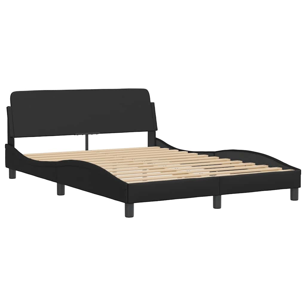 Giroletto senza Materasso Hvar Nero 140x190 cm in Similpelle | homemem39