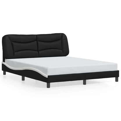 Giroletto senza Materasso Hvar Nero e Bianco 160x200 cm