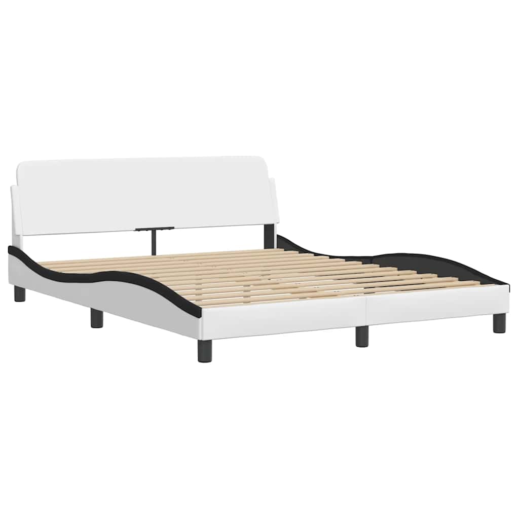 Giroletto senza Materasso Hvar Nero e Bianco 160x200 cm