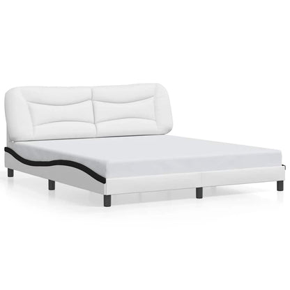 Giroletto senza Materasso Hvar Bianco e Nero 180x200 cm