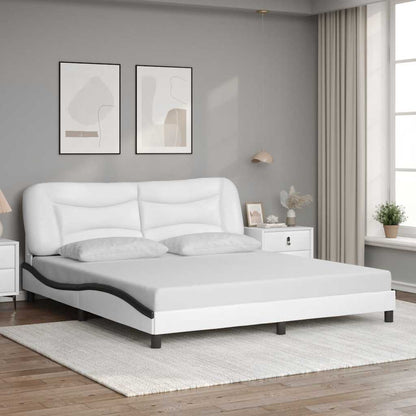 Giroletto senza Materasso Hvar Bianco e Nero 180x200 cm