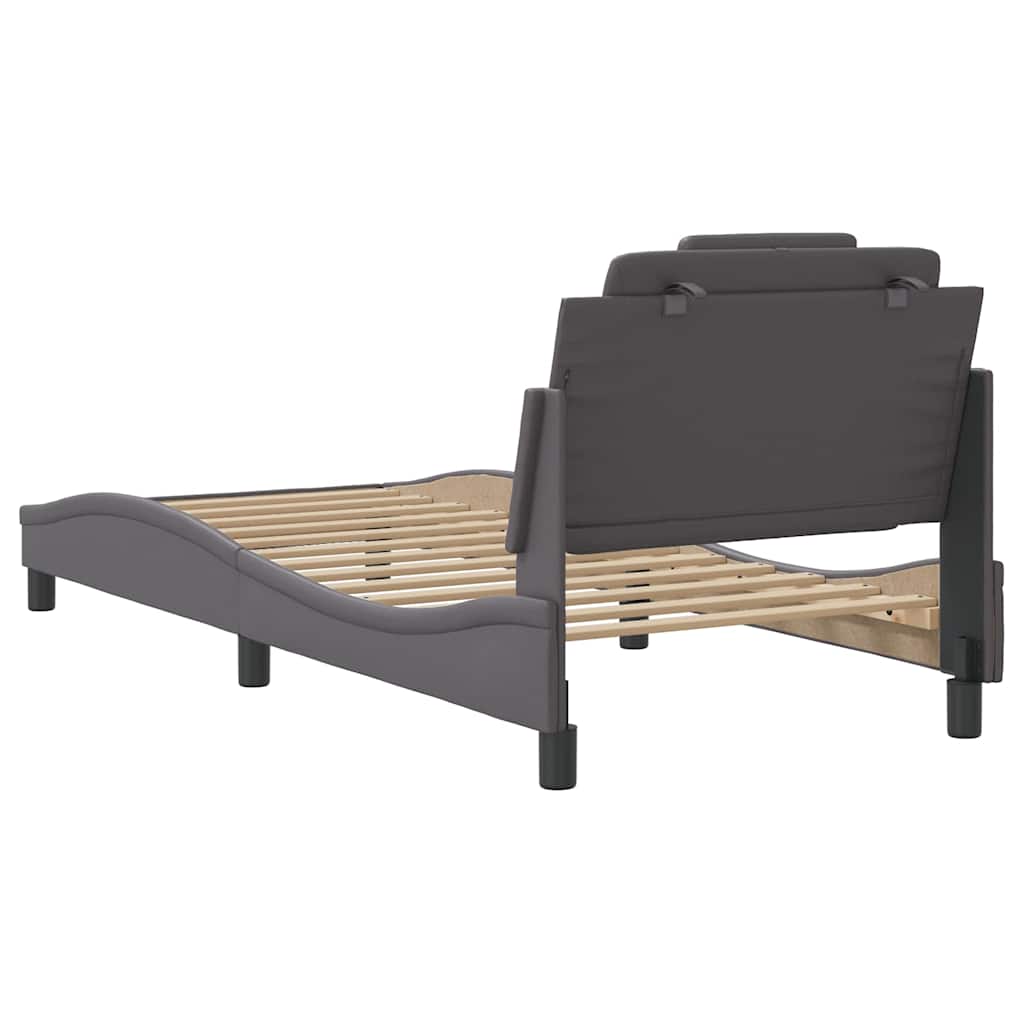 Giroletto Viana senza Materasso Crema 80x200 cm in Similpelle | homemem39
