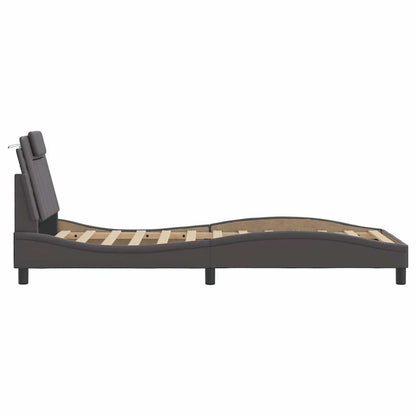 Giroletto Viana senza Materasso Crema 80x200 cm in Similpelle | homemem39