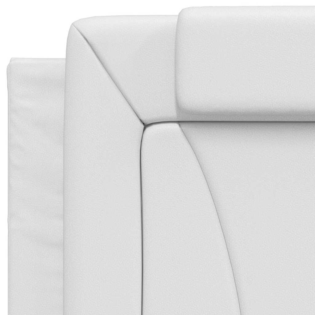 Giroletto Viana senza Materasso Bianco 90x190 cm in Similpelle | homemem39