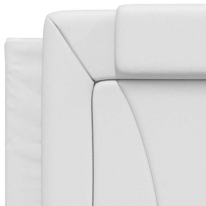 Giroletto Viana senza Materasso Bianco 90x190 cm in Similpelle | homemem39