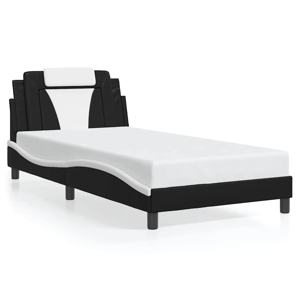 Giroletto Viana senza Materasso Nero e Bianco 100x200 cm